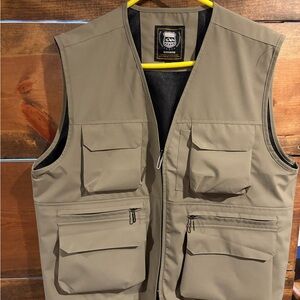 Men's Tan Utility Vest
